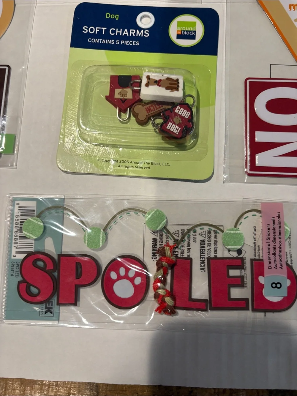 Scrapbooking Assorted Dog-Themed Stickers and Embellishments - Multicolor lot 11